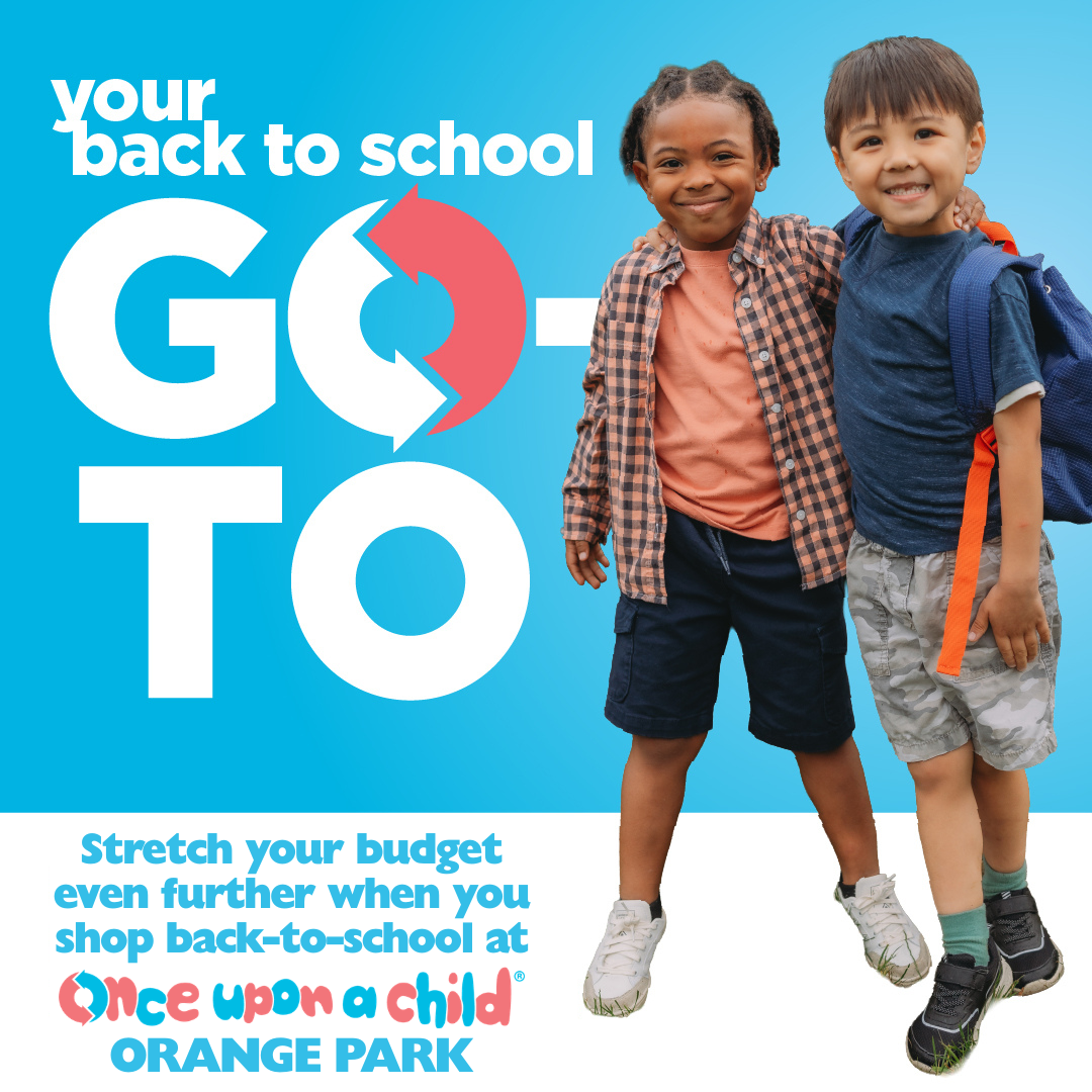 Back to School Shopping save when you shop once upon a child orange park
